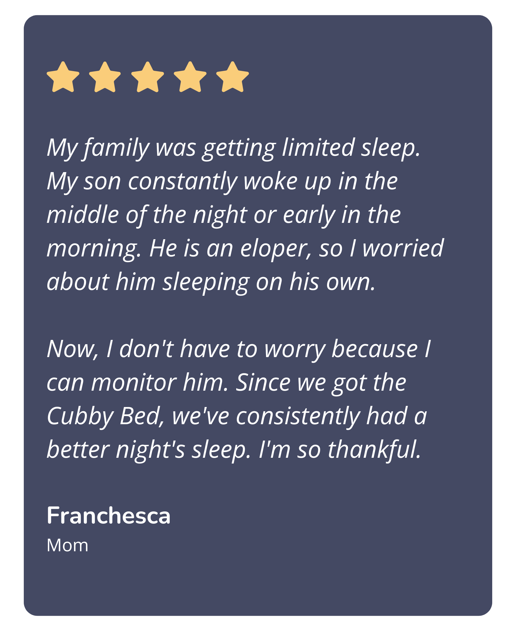 Bedtime Miracles Customer Review