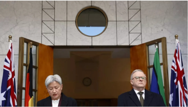 Penny Wong and Anthony Albanese
