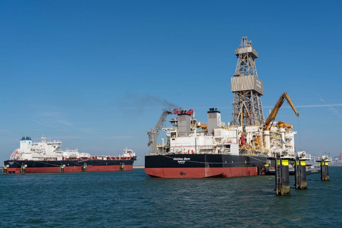 Ships at sea