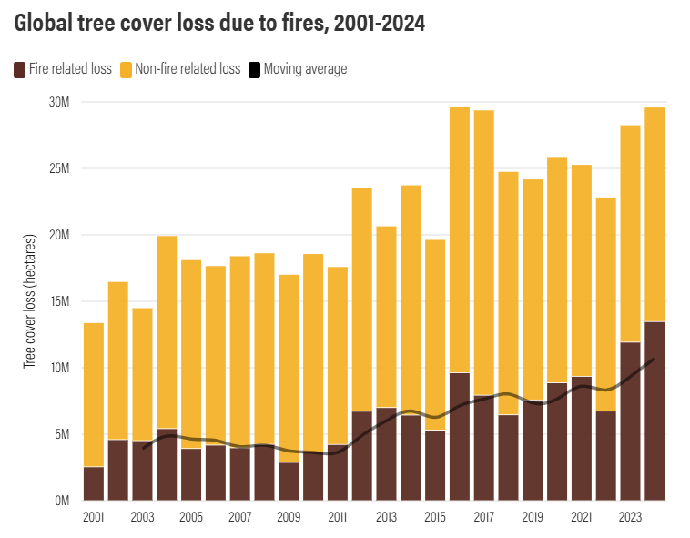 Global tree cover loss