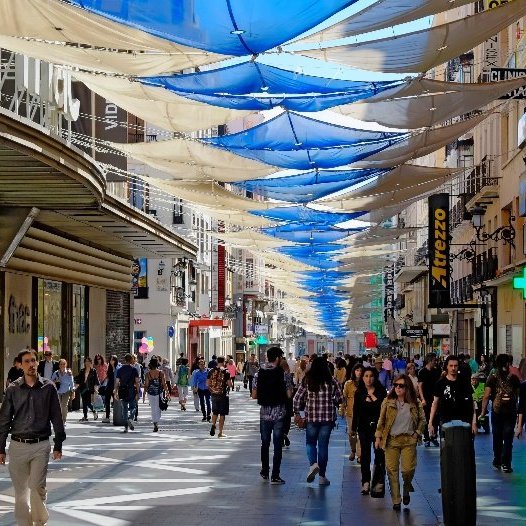 Shaded street